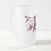 CHINESE NEW YEAR Beer Glass Mattglas Bierglas (Vorderseite Links)