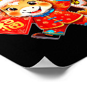 Chinese New Year Clothing Red Horse Year Of The Ho Poster (Ecke)
