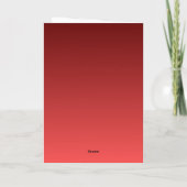 Chinese New Year Dragon Feiertagskarte (Rückseite)