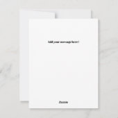 Chinese new year feiertagskarte (Rückseite)