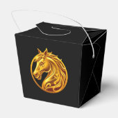 Chinese New Year Gold Horse- Geschenkschachtel (Rückseite)