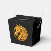 Chinese New Year Gold Horse- Geschenkschachtel (Vorderseite)