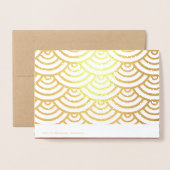 Chinese New Year Horse 2026 Luxury Foil GC Folienkarte (Rückseite mit Umschlag)