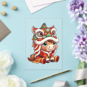 Chinese New Year Horse 2026 Zodiac Acryleinladungen (In Situ (Hochzeit))