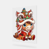 Chinese New Year Horse 2026 Zodiac Acrylschild (Winkel)