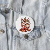 Chinese New Year Horse 2026 Zodiac Button (Beispiel)