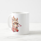 Chinese New Year Horse 2026 Zodiac Kaffeetasse (Vorderseite Links)