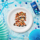 Chinese New Year Horse 2026 Zodiac Pappteller (Party)