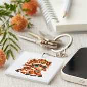 Chinese New Year Horse 2026 Zodiac Schlüsselanhänger (Vorderseite rechts)