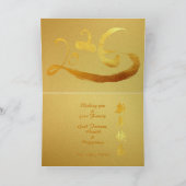 Chinese New Year Horse Disco style HGC Karte (Innenseite)