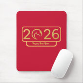 Chinese New Year Horse Perfect Gift Mousepad (Mit Mouse)