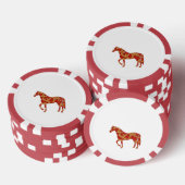 Chinese New Year Horse with Dragon Phoenix  Pokerchips (Stapel)