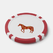 Chinese New Year Horse with Dragon Phoenix Pokerchips (Einzeln)