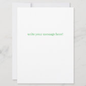 Chinese New year Karte (Rückseite)