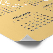 Chinese New Year of the Horse 2026 Calendar Poster (Ecke)