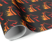 Chinese New Year of the Horse 2026 Geschenkpapier (Rolleneckpunkt)