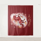 Chinese New year of the Horse 2026 Wandteppich (Vorderseite)