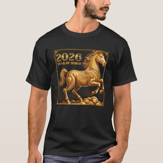 Chinese New Year of The Horse Chinese Zodiac Year T-Shirt (Vorderseite)