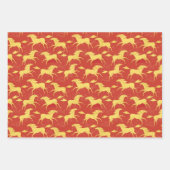 Chinese New Year of the Horse  Geschenkpapier Set (Vorderseite)