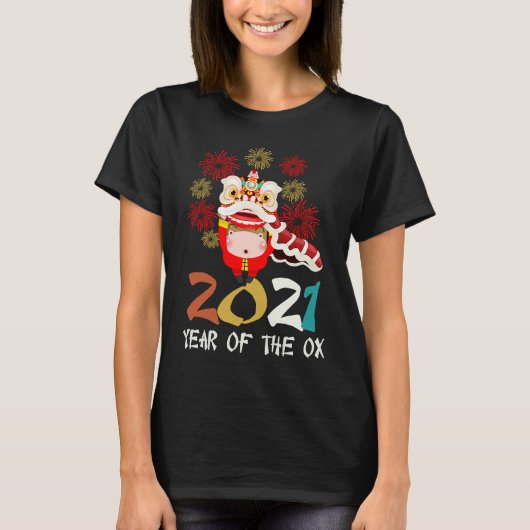 Chinese New Year of the Ox 2021 clothes for adult T-Shirt (Vorderseite)