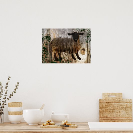 chinese new year of the wooden sheep 2015 poster (Küche)