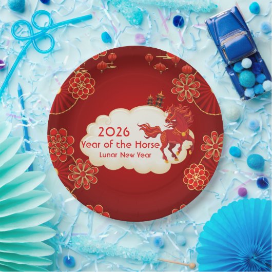 Chinese New Year Pappteller (Party)