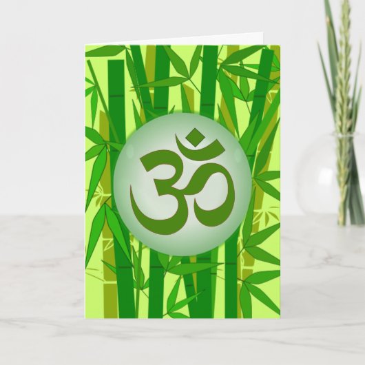Chinese OM greeting card Karte (Vorderseite)