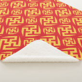 Chinese Oriental Sherpa Blanket Sherpadecke (3/4)
