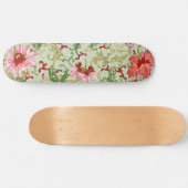"Chinese Ornament" Inspired William Morris Style Skateboard (Horizontal)