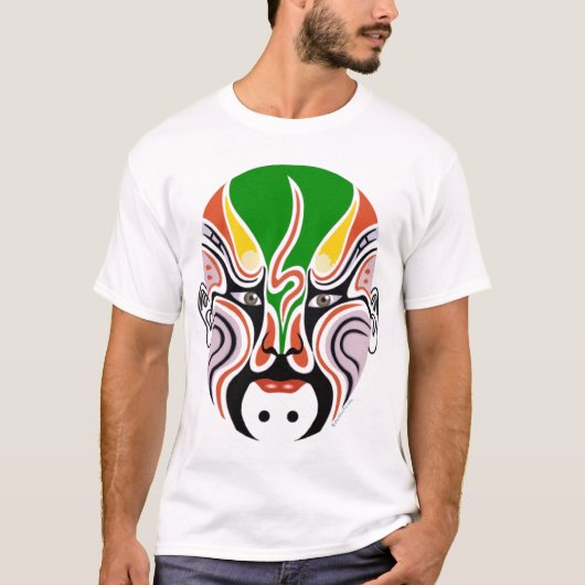 Chinese-Peking-Opern-Maske - Pop-Kunst-T - Shirt (Vorderseite)