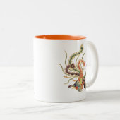 Chinese Phoenix - Fenghuang mythologische Vögel AR Zweifarbige Tasse (VorderseiteRechts)