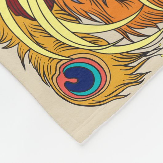 Chinese Phoenix Fleecedecke (Ecke)