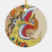 Chinese Phoenix Keramik Ornament (Vorne)