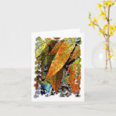 Chinese Pistache Notecard Karte (Gelbe Blume)