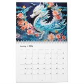 Chinese Quilling Dragons Calendar Kalender (Jan 2026)
