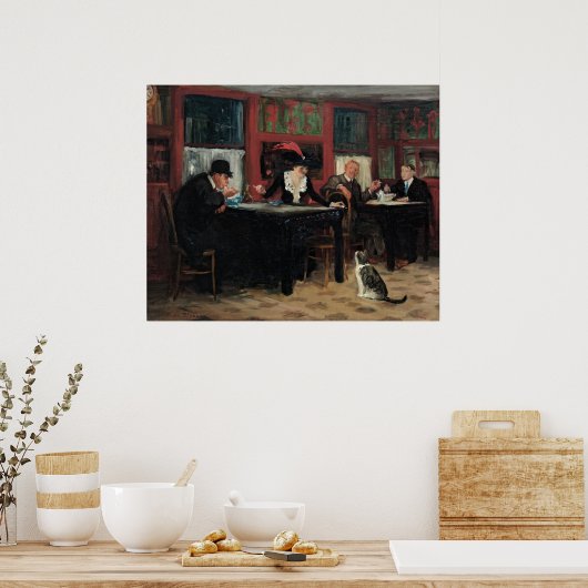 Chinese Restaurant by John Sloan Poster (Küche)