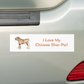 Chinese Shar-Pei Autoaufkleber (Auf Auto)