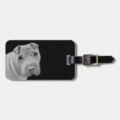 Chinese Shar-Pei Gepäckanhänger (Vorderseite horizontal)
