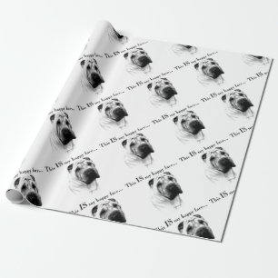 Chinese Shar Pei Happy Face Geschenkpapier