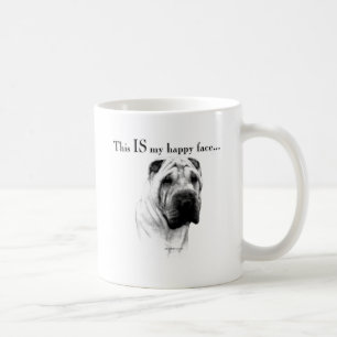 Chinese Shar Pei Happy Face Kaffeetasse