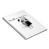 Chinese Shar Pei Happy Face Notizblock (Rechte Seite)