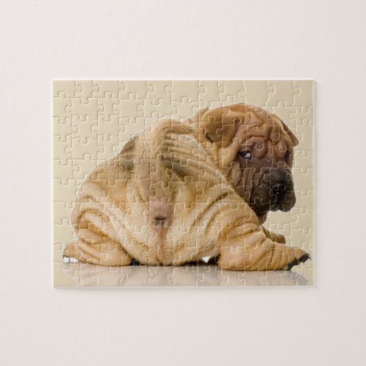 Chinese Shar-pei Hündchen Puzzle (Horizontal)