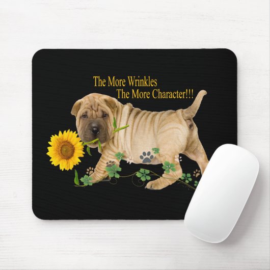 Chinese Shar-Pei knittert Geschenke Mousepad (Mit Mouse)