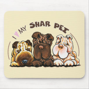 Chinese Shar Pei Liebhaber Mousepad