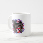 Chinese Shar-Pei Patriot Kaffeetasse (Vorderseite Links)