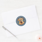 Chinese Shar Pei Round Stickers (Umschlag)