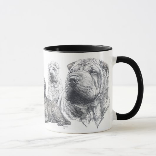 Chinese Shar Pei Tasse (Rechts)