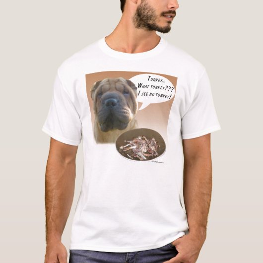 Chinese Shar Pei Turkey T-Shirt (Vorderseite)
