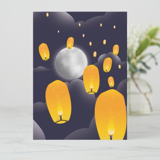 Chinese Sky Lanterns (Stehend Vorderseite)