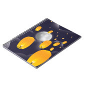 Chinese Sky Lanterns Notizblock (Linke Seite)